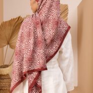 Lovury Ipeksi Sal Monogram Bordo